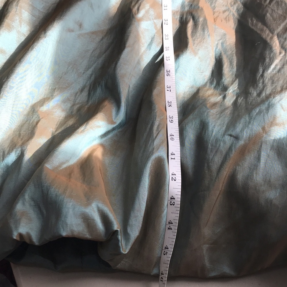 CRYSTEL shiny metallic sleeveless bubble hem dress with matching shawl size 12 - Picture 10 of 12
